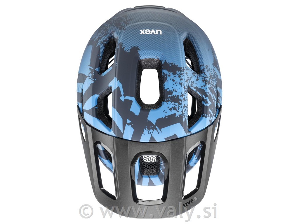 Uvex čelada React MIPS Jr "azure-deep space matt "