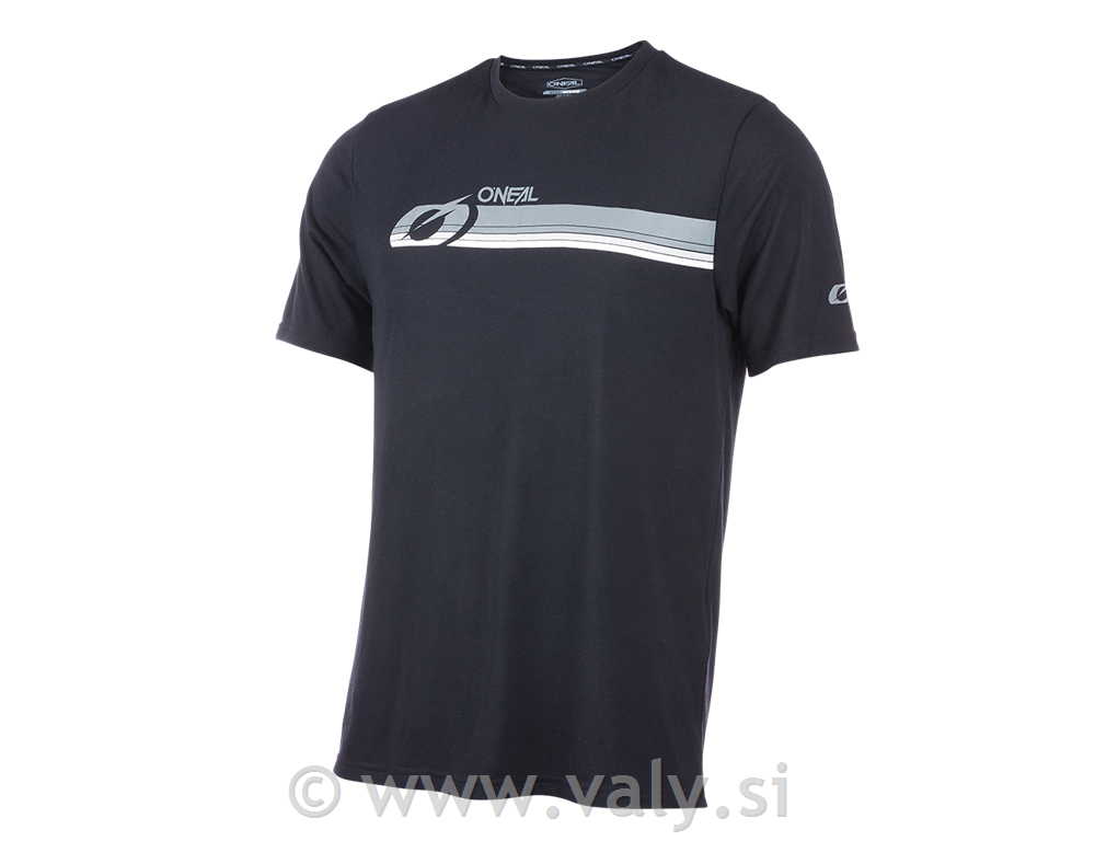 Oneal majica Slickrock kratek rokav črna siva