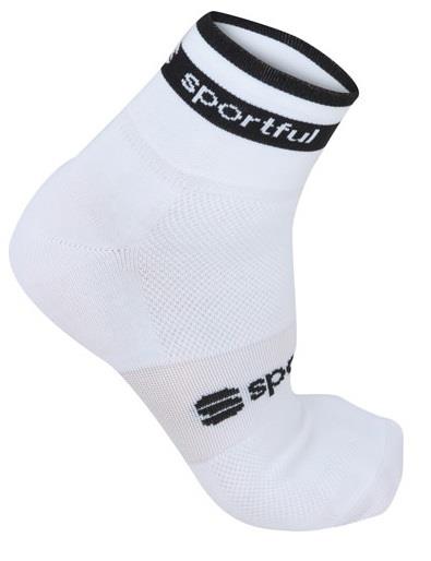 Sportful S 6 kolesarske nogavice bela