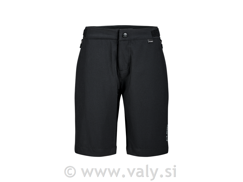 Cube otroške široke kolesarske hlače MTB BAGGY Short Rookie