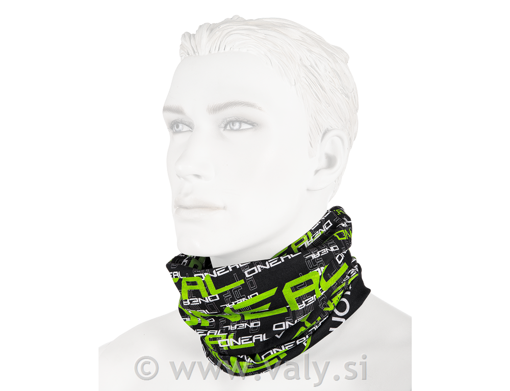 O`Neal trak NECKWARMER Matrix črno zelen