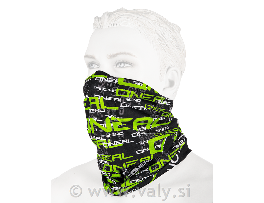 O`Neal trak NECKWARMER Matrix črno zelen