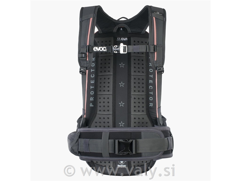 Evoc nahrbtnik z zaščito FR Enduro 16 dusty pink roza črna S