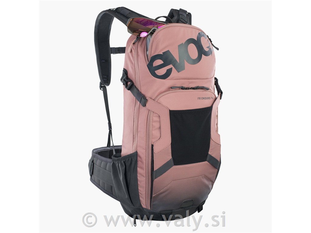 Evoc nahrbtnik z zaščito FR Enduro 16 dusty pink roza črna S