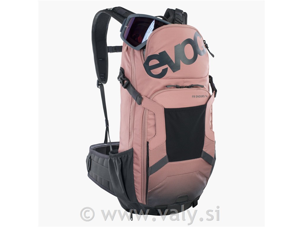 Evoc nahrbtnik z zaščito FR Enduro 16 dusty pink roza črna S