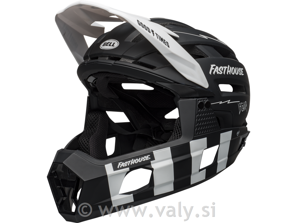 Bell čelada SUPER Air R Spherical Fasthouse črna bela