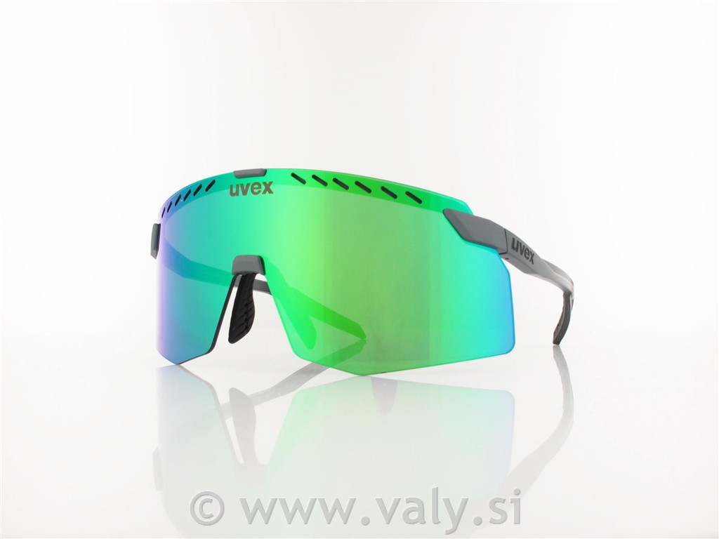 Uvex očala pace stage siva, zrcalno zeleno steklo