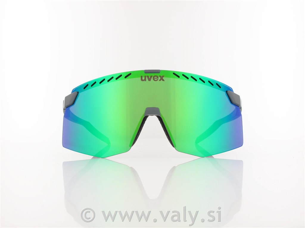 Uvex očala pace stage siva, zrcalno zeleno steklo