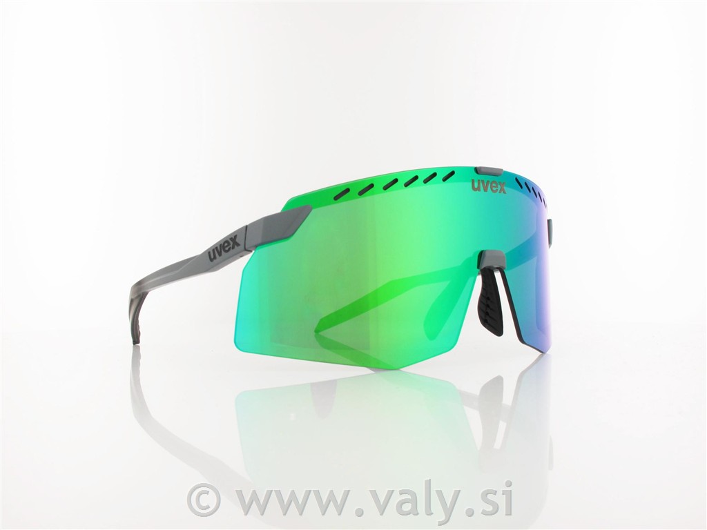 Uvex očala pace stage siva, zrcalno zeleno steklo