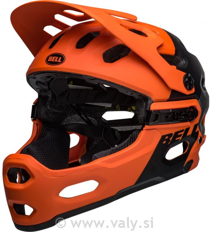 Bell čelada SUPER 3R Mips oranžna črna