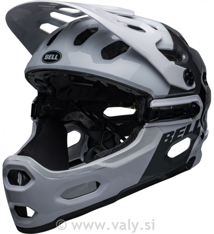 Bell čelada SUPER 3R Mips bela črna