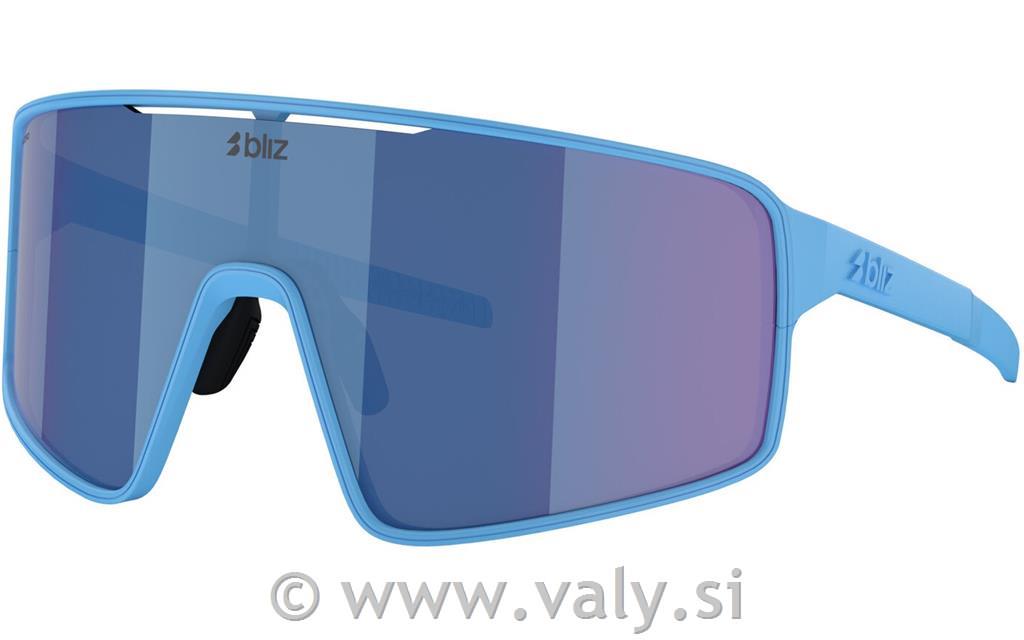 Bliz očala P001s SMALL mat modra; modro večbarvno steklo