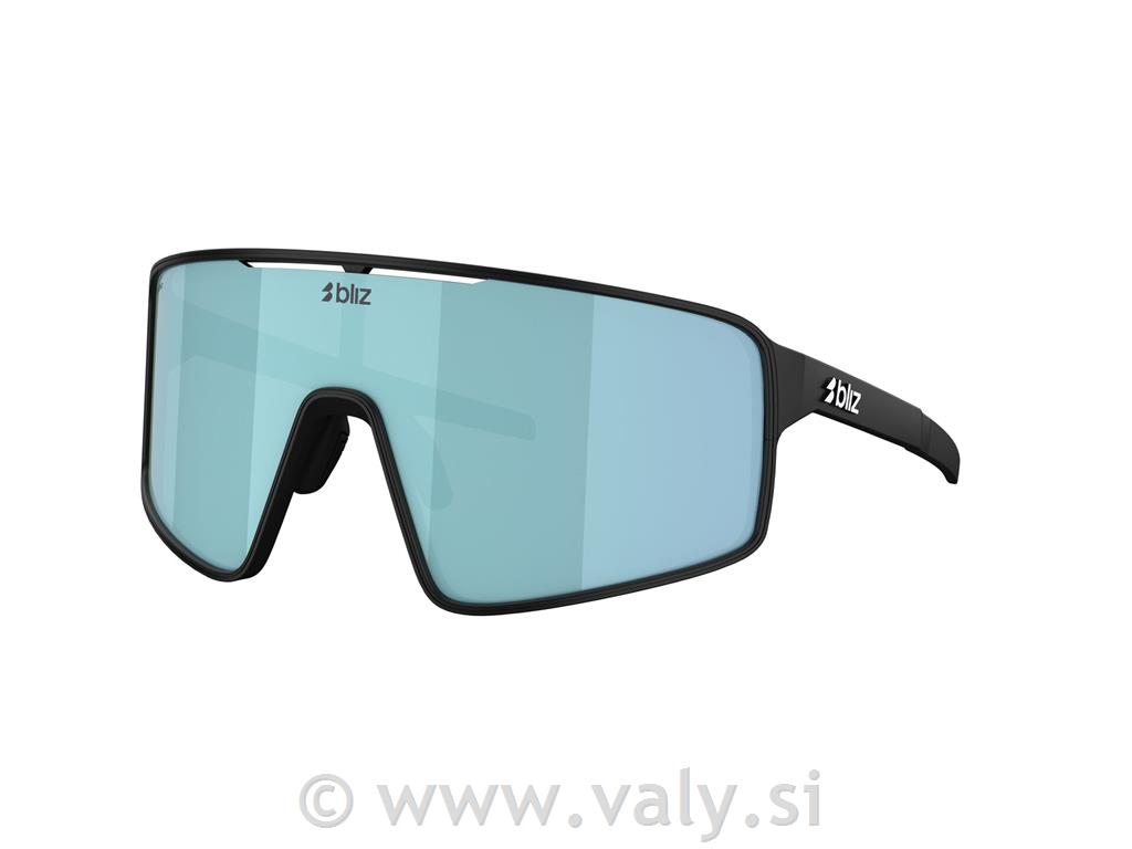 Bliz očala P001s SMALL črna; sivo"ice"modro večbarvno steklo