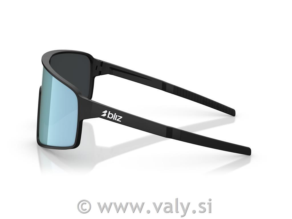 Bliz očala P001s SMALL črna; sivo"ice"modro večbarvno steklo