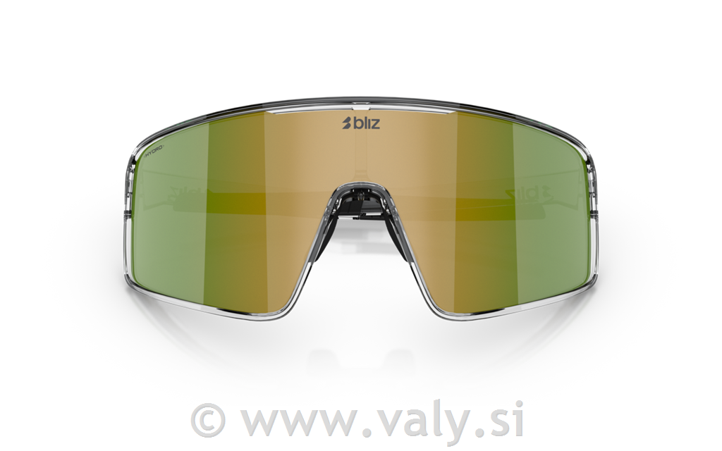 Bliz očala P001S transparent bela; rjavo zeleno steklo