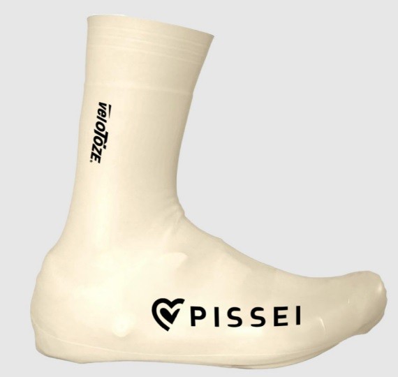 Dežne galoše Pissei veloToze bela brez gumba spodaj