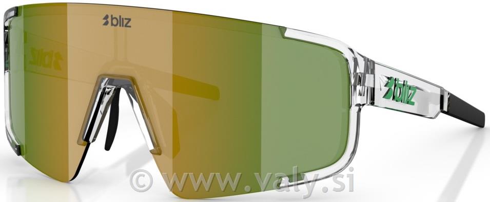 Bliz očala P003 transparent bela, zelena