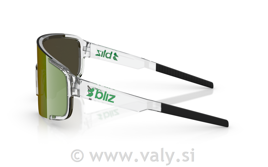 Bliz očala P003 transparent bela, zelena