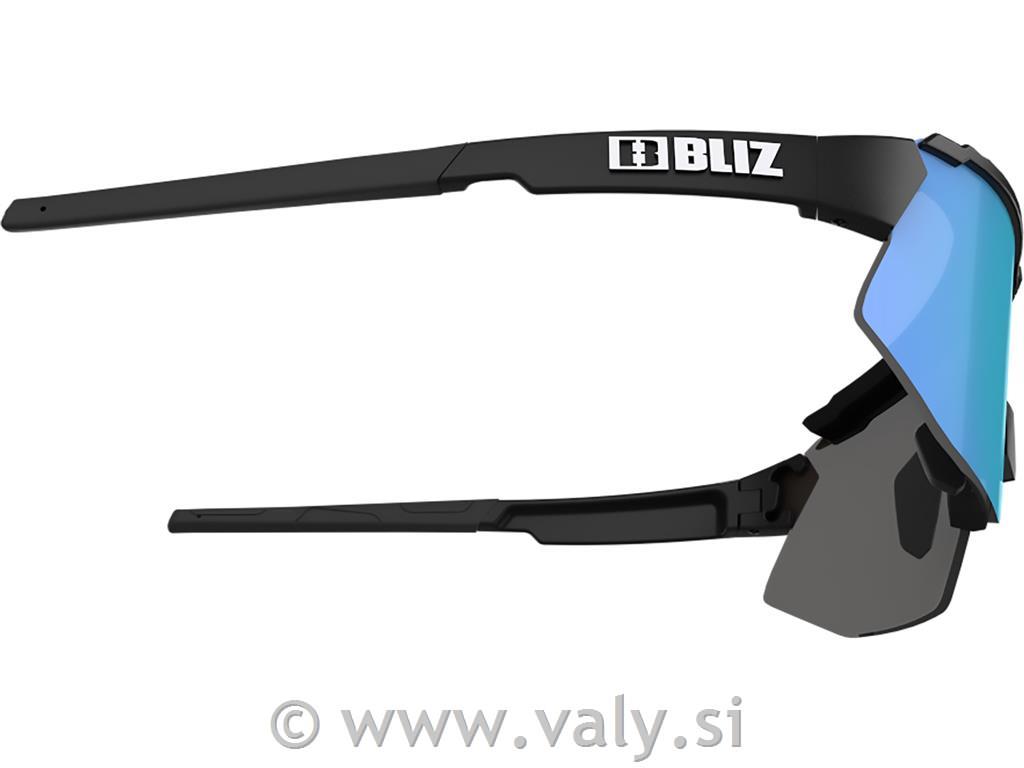 Bliz očala Breeze Small črna; rjavo modro steklo