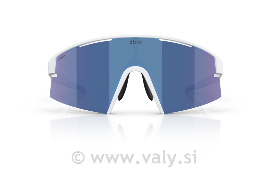 Bliz očala P006 bela; modra barva stekel