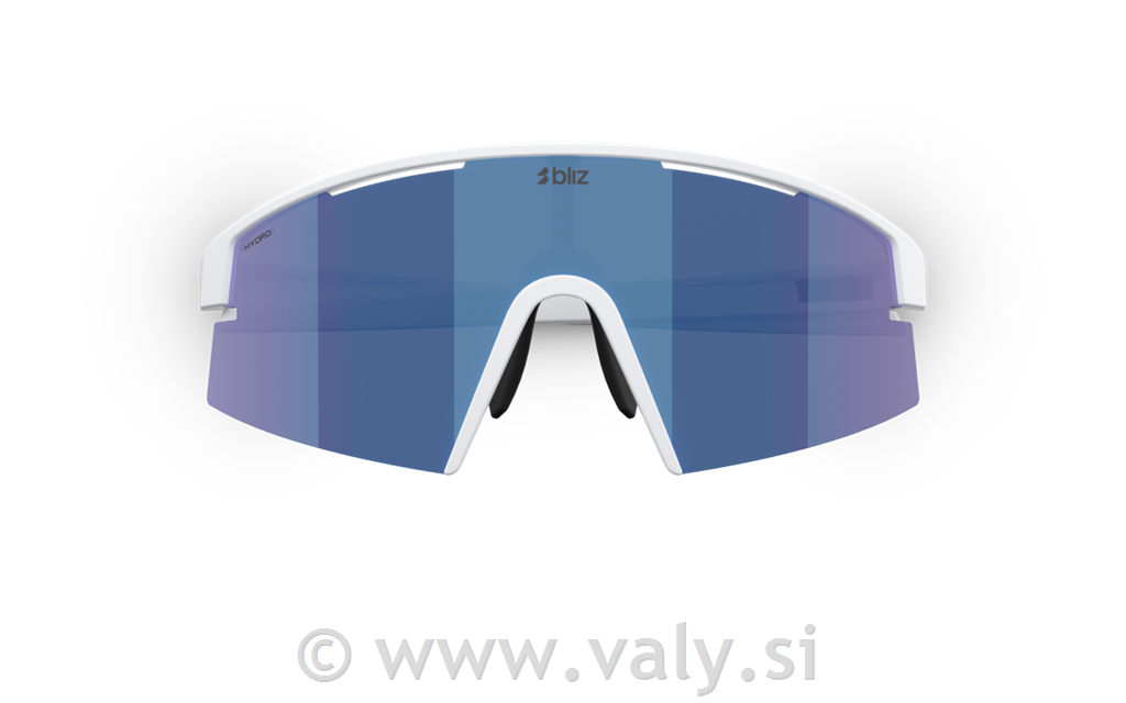 Bliz očala P006 bela; modra barva stekel