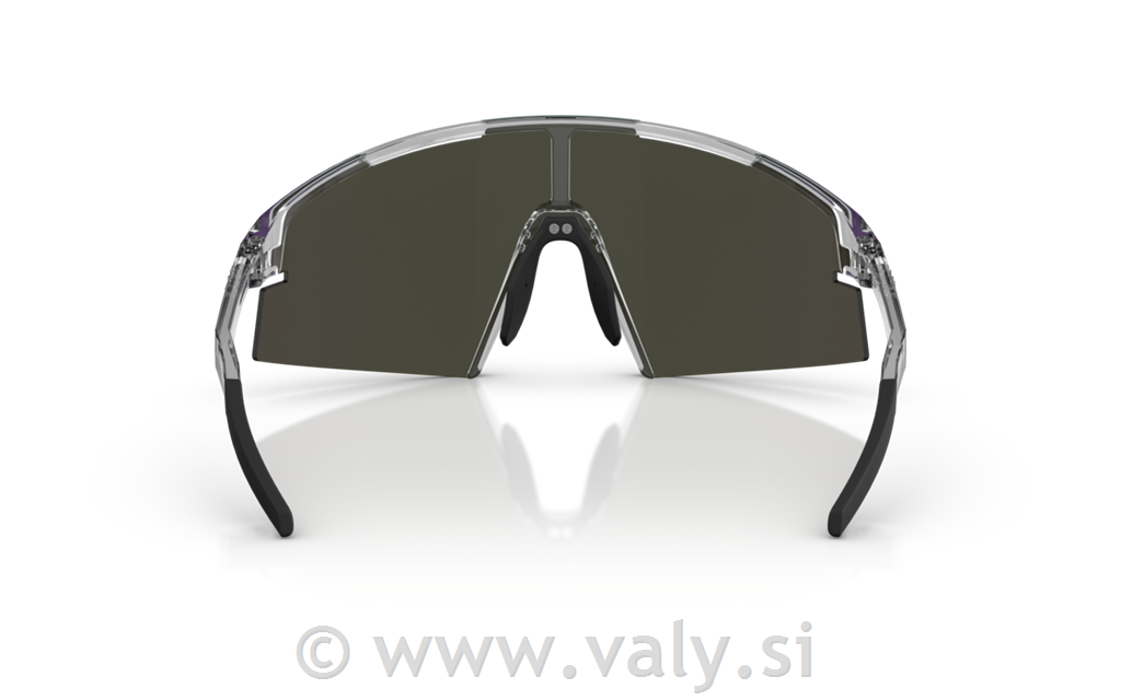 Bliz očala P006 transparent črna; zelena barva stekel