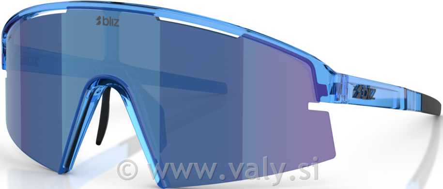 Bliz očala P006 SMALL transparent modra; modra barva stekel