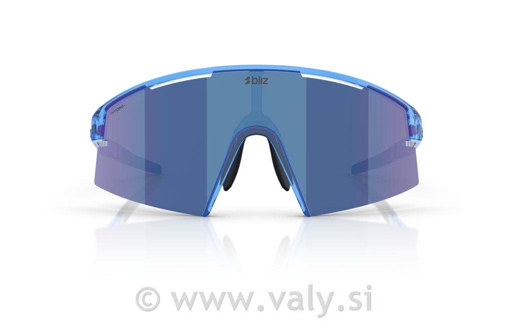 Bliz očala P006 transparent modra; modra barva stekel
