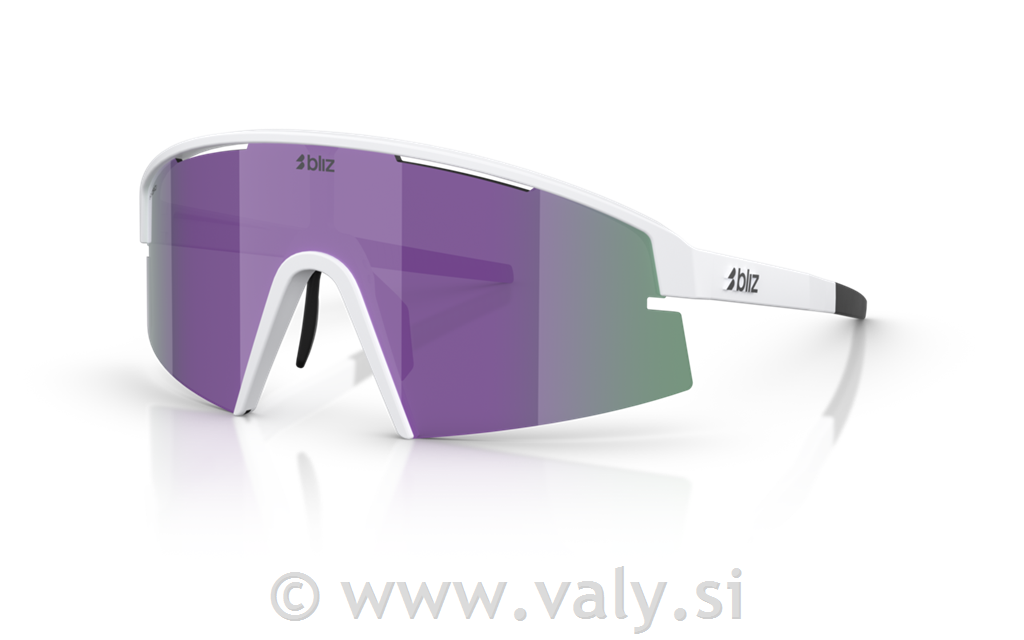 Bliz očala P006 bela; vijolična barva stekel