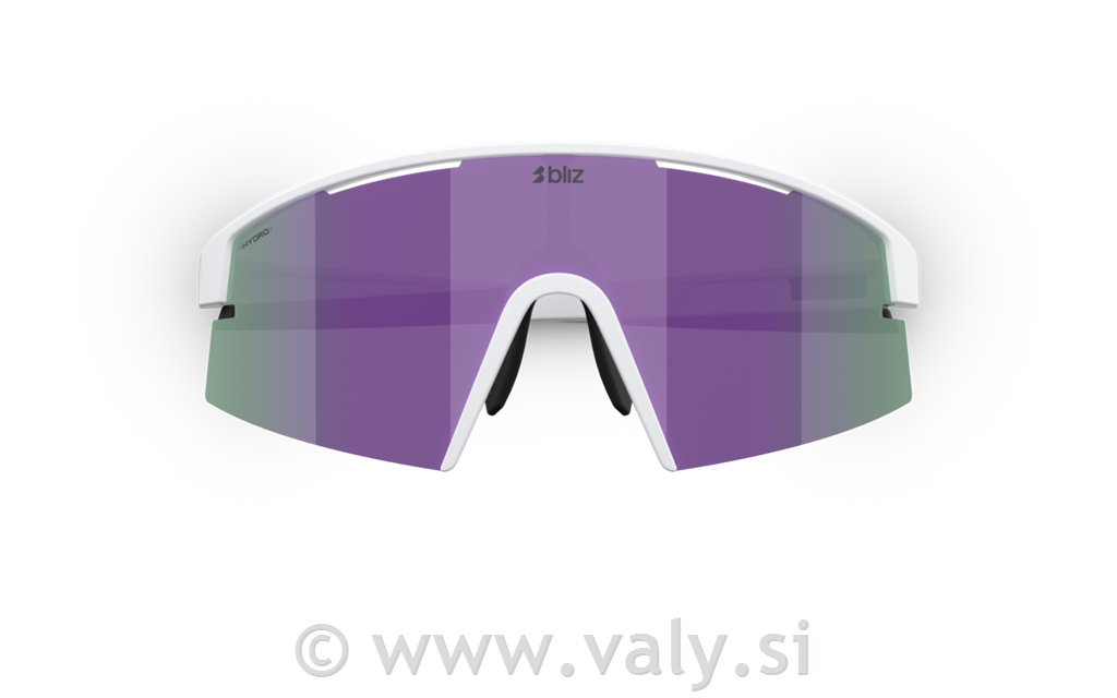 Bliz očala P006 bela; vijolična barva stekel