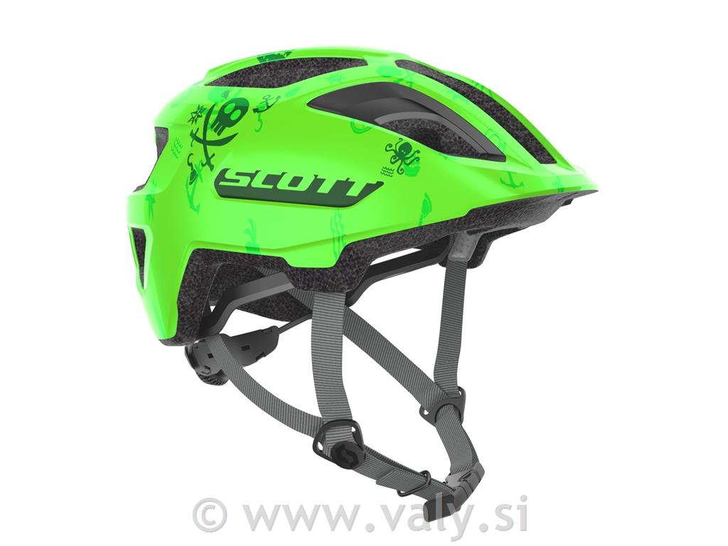 Scott otroška čelada Spunto Jr fluo zelena