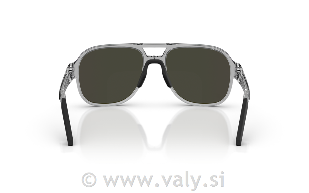 Bliz očala A006 transparent siva; zeleno steklo