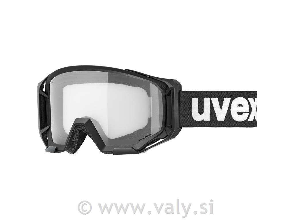 Uvex očala Athletic CV črna belo - transparent steklo
