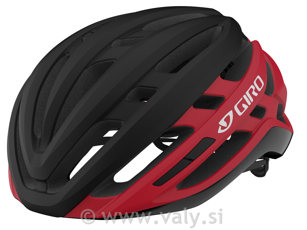 Giro čelada AGILIS MIPS mat črna rdeča