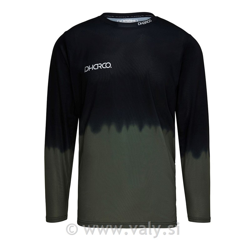 DHaRCO majica Mens Race Jersey Fade to Black zelena - črna