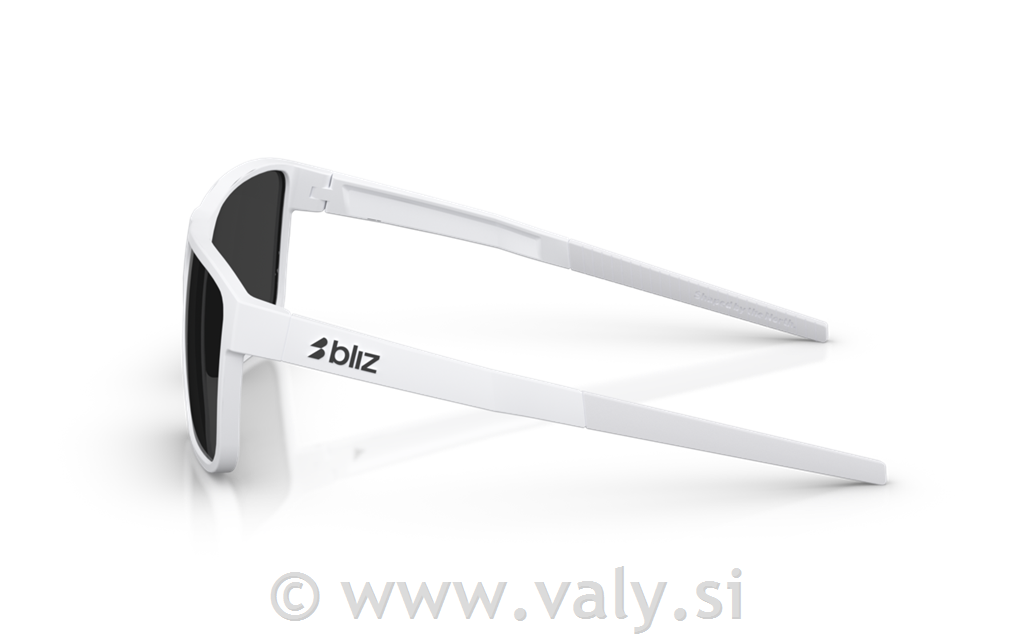 Bliz očala A008 bela; sivo steklo