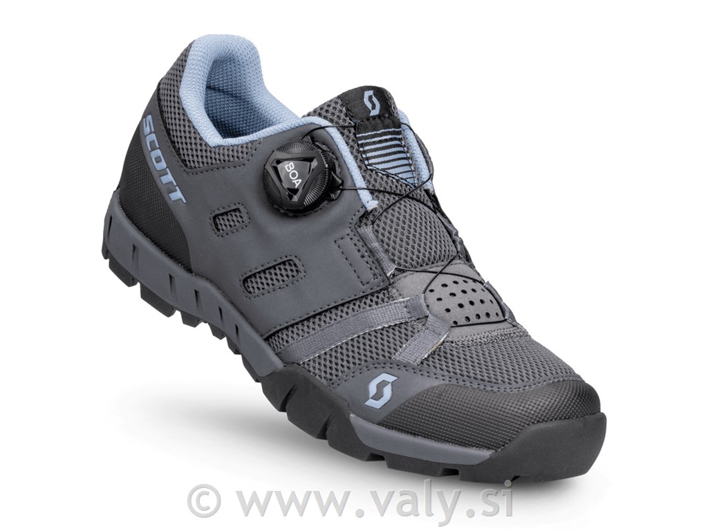 Scott kolesarski čevelj CRUS-R BOA siva-svetlo modra