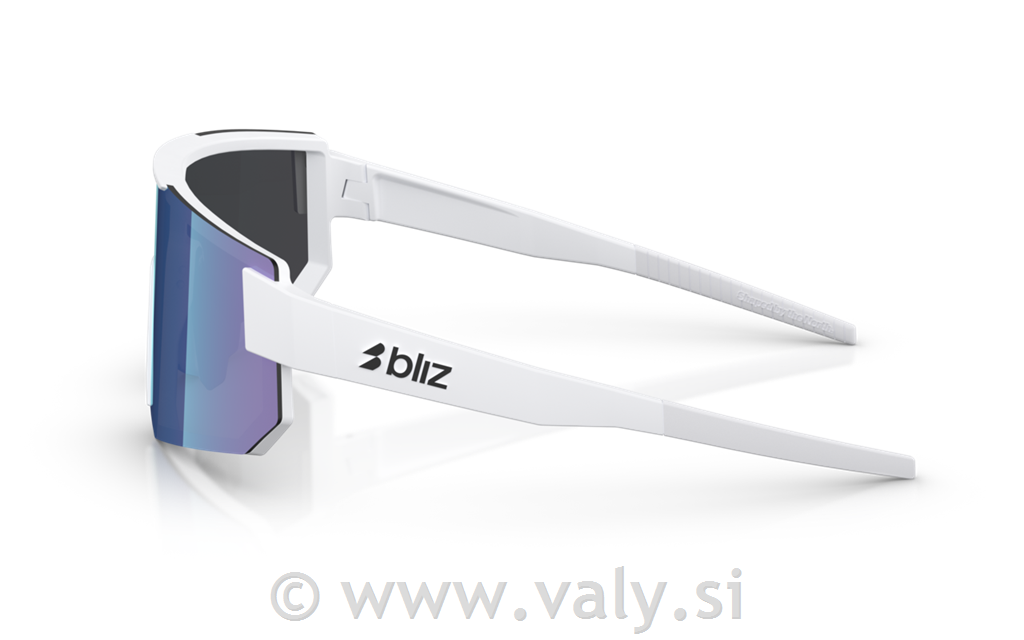 Bliz očala P005 bela; modra barva stekel