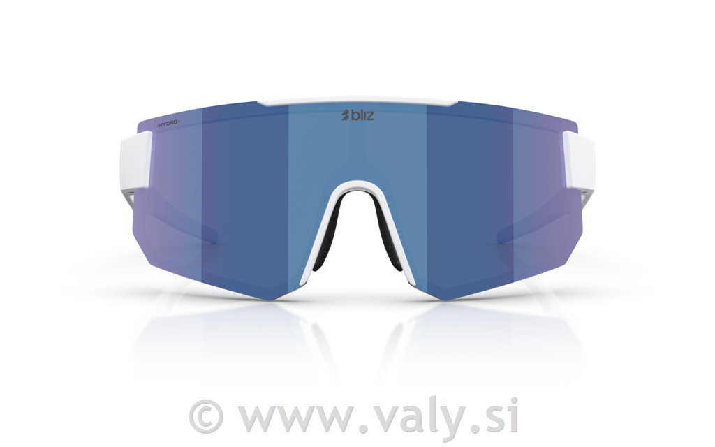 Bliz očala P005 bela; modra barva stekel