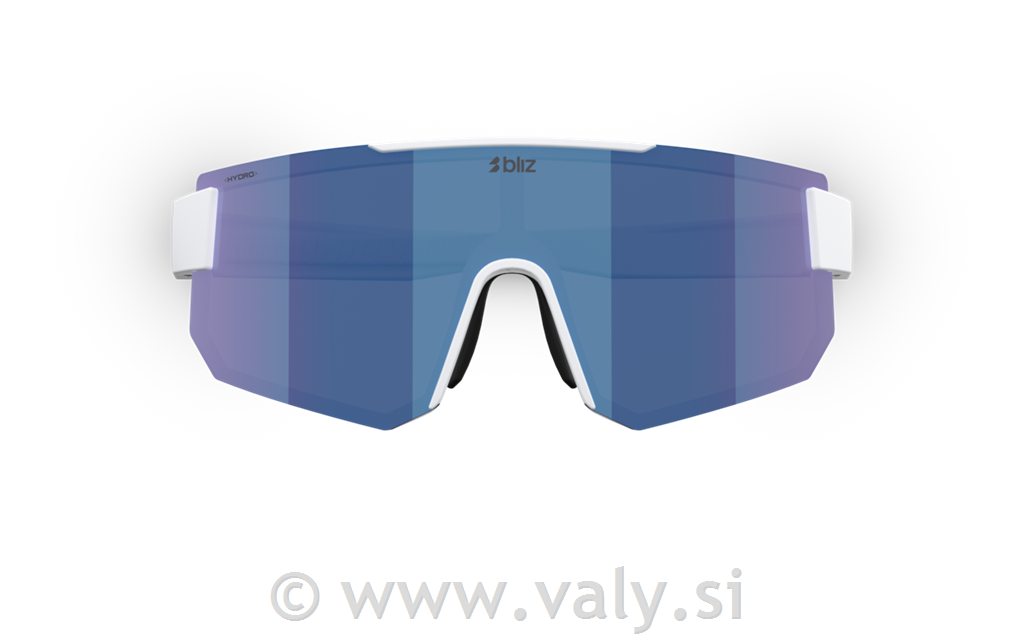 Bliz očala P005 bela; modra barva stekel