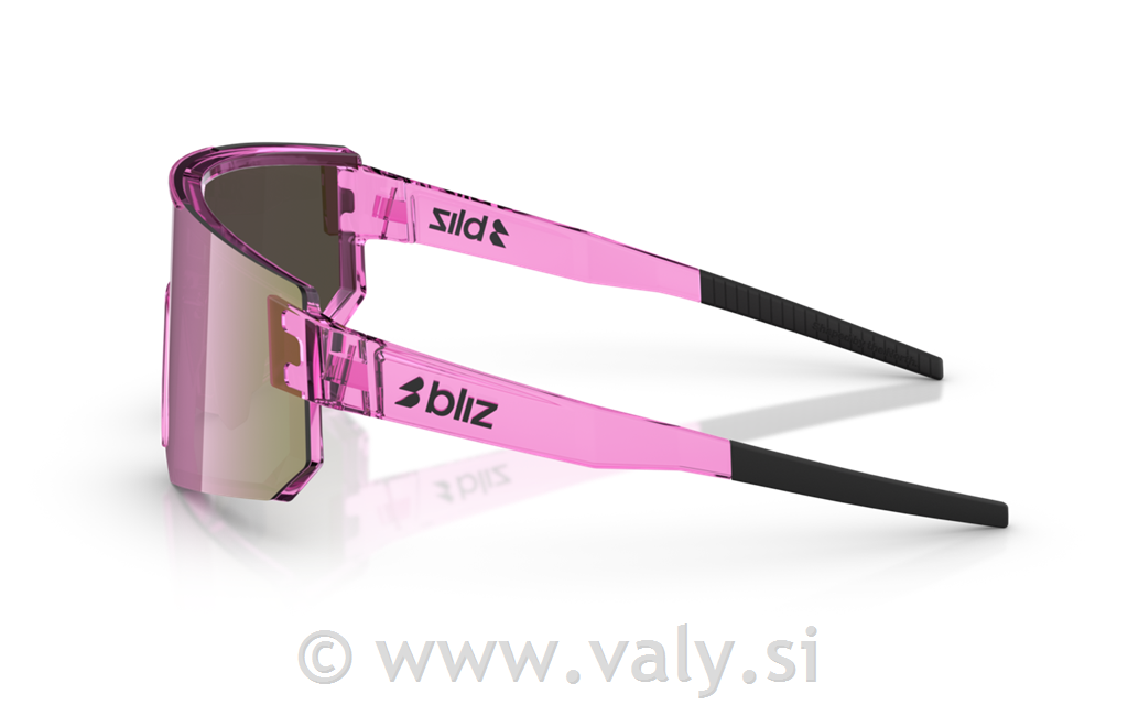 Bliz očala P005 SMALL transparent roza; roza barva stekel
