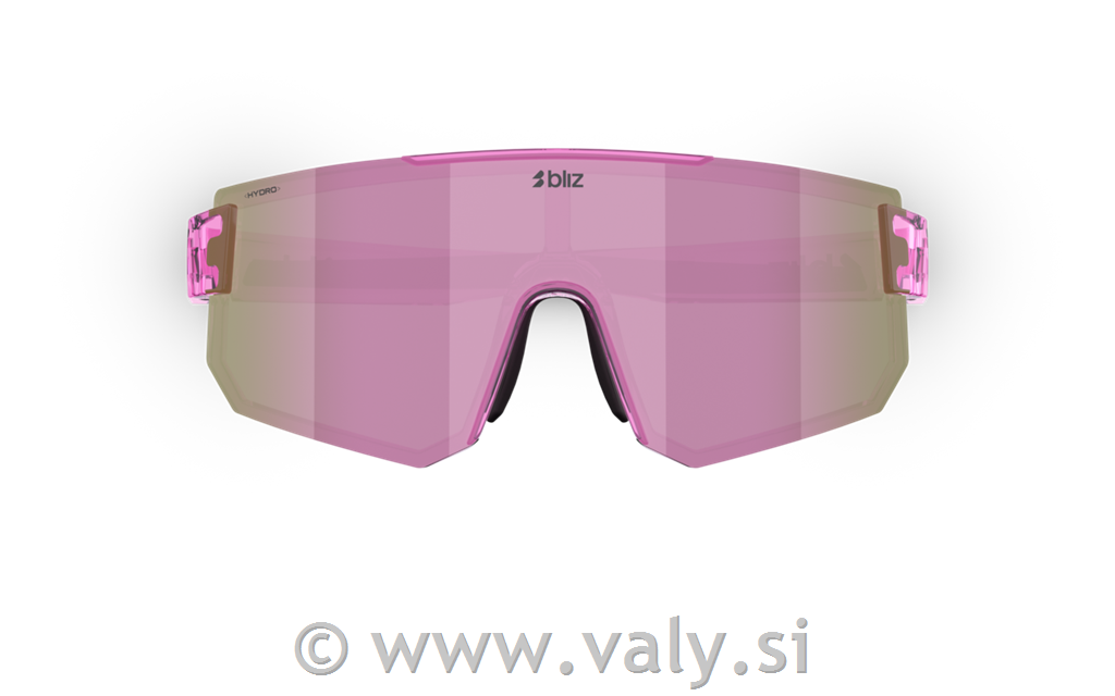 Bliz očala P005 SMALL transparent roza; roza barva stekel