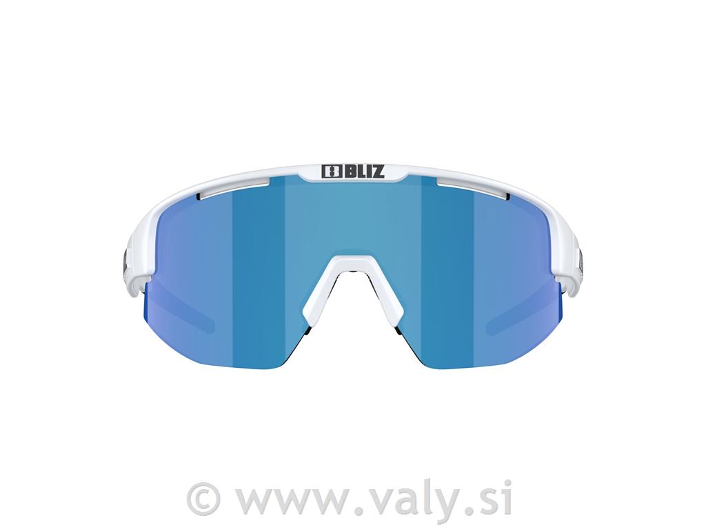 Bliz očala Active Matrix Small bela; modro večbarvno steklo