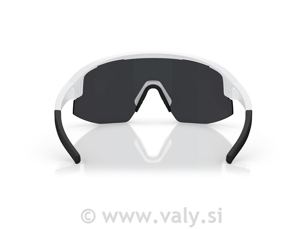 Bliz očala Active Matrix Small bela; modro večbarvno steklo