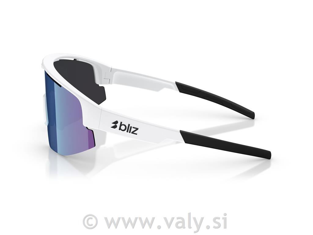 Bliz očala Active Matrix Small bela; modro večbarvno steklo