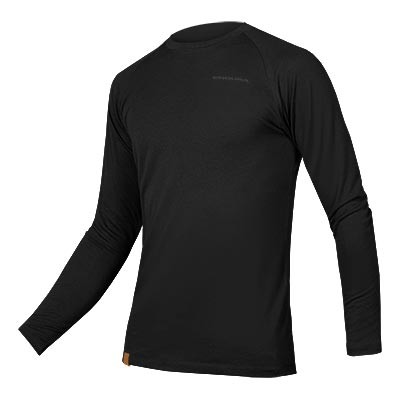 Endura spodnja majica BaaBaa Merino L/S črna