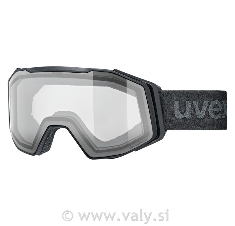 Uvex očala Gravity mat črna - transparent steklo