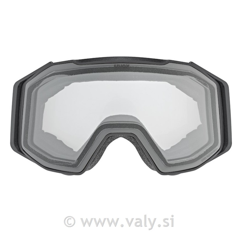 Uvex očala Gravity mat črna - transparent steklo