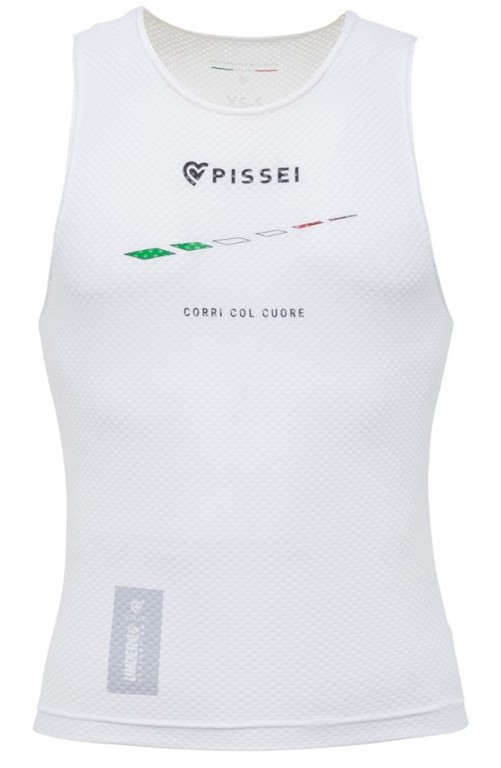 Pissei spodnja majica Attaque bela