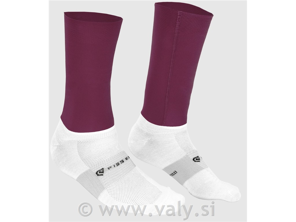 Pissei kolesarske nogavice Primapelle vijolična (prugna)